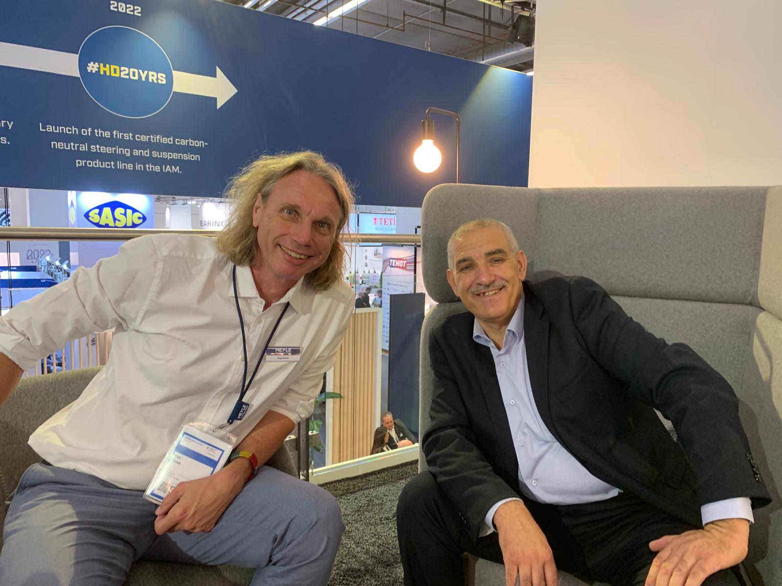 Ahmad at international automotive exhibition