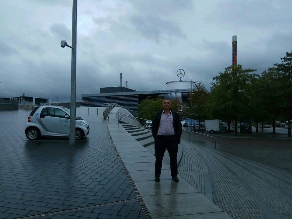 Ahmad at international automotive exhibition